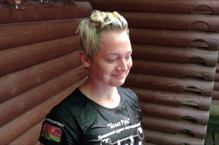 Aleksandra Burykina в Жировичском монастыре