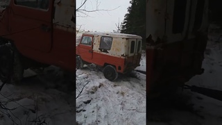 Луаз. Вывозим дрова.