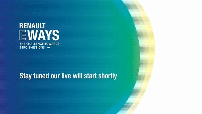 Press conference , Renault EWAYS 15 October 2020 at 5 p. m., Live