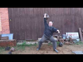 СТАРИННАЯ ГИРЯ 4 ПУДА ИВАНА БЕРИТАШВИЛИ!СИЛОВОЙ РЫВОК СИДЯ 65KG OLD TIME KETTLEBELL!MUSCLE SNATCH SE