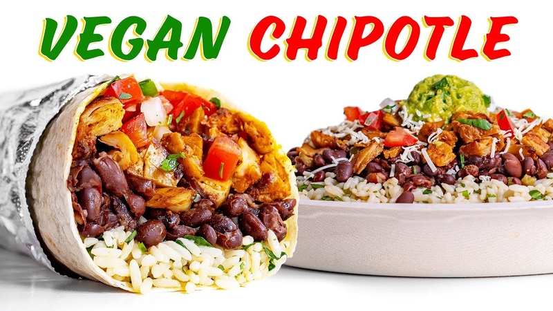 Making CHIPOTLE CHICKEN Burritos Bowls but VEGAN