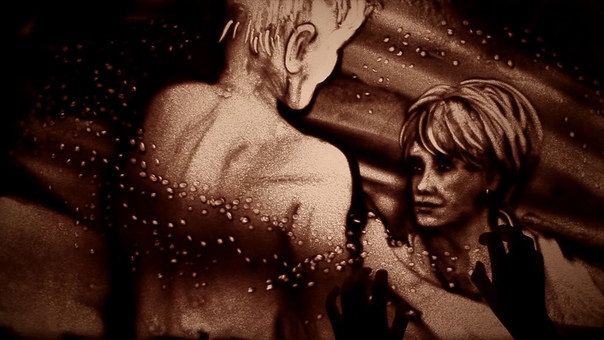 Фильм из песка памяти Доктора Лизы ( Sand art film in memory of Dr