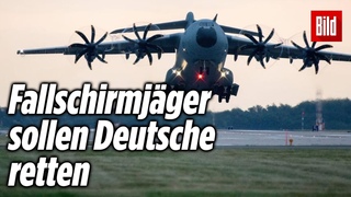 Taliban-Terror in Afghanistan: Bundeswehr-Maschine hebt Richtung Kabul ab