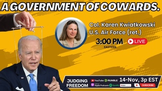 Col. Karen Kwiatkowski: A Government of Cowards.