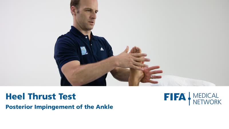 Heel thrust test, Posterior Impingement of the