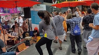 Rama Raya Prabhu Chants at Times Square Hare Krishna Festival