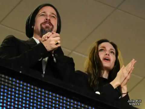 Angelina Jolie, Brad Pitt and Maddox ( February