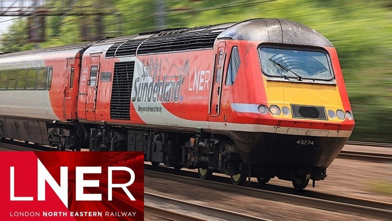 London Kings Cross to Edinburgh Waverley by train FULL JOURNEY LNER HST (passenger