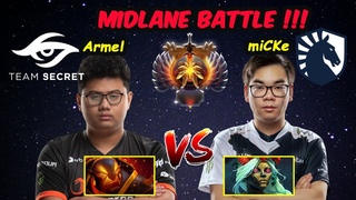 Armel vs miCKe - Ember Spirit vs Muerta MIDLANE BATTLE Dota 2