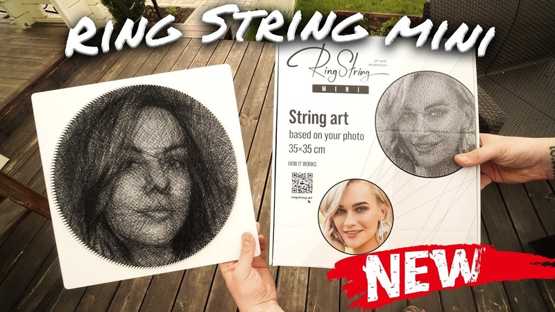 Новый Ring String Mini, картина нитями (Идеальный подарок