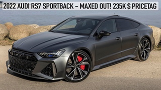 MOST EXPENSIVE 2022 AUDI RS7 SPORTBACK - 235K$/200K MAXED OUT V8TT BEAST - IN DETAIL - 4K