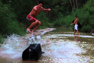 Barefoot Chronicles Part 4 (HD) - 2GNAR TEXAS FLATLAND SKIMBOARDING скимбординг скимборд skimboard