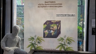 Выставка Путь льна и конопли: история и инновации. Аптекарский огород. Экология России