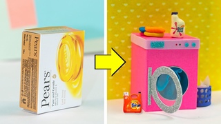 DIY Mini Washing Machine from waste boxes || How to make miniature washing machine from waste box