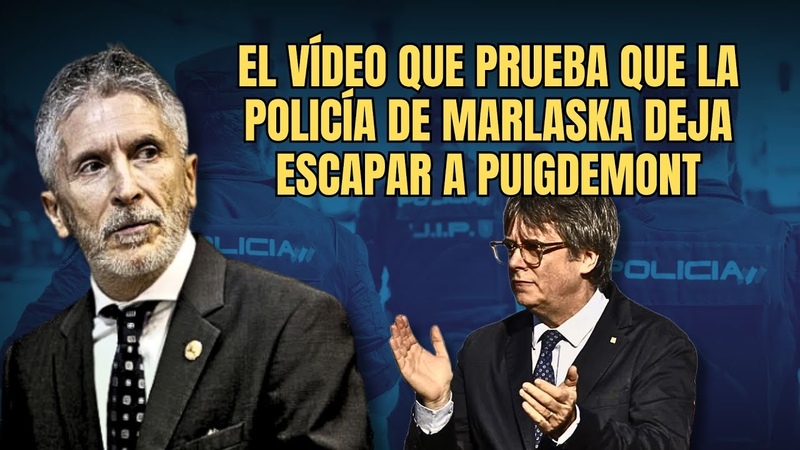 El vídeo que prueba que la Policía de Marlaska, por orden de Sánchez, deja escapar a