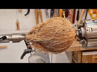 Turning a Coconut into the Coolest Coffee Mug Ever! - Sip in Style