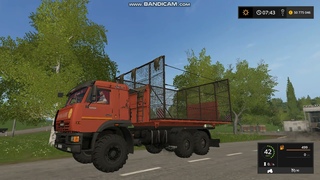 Обзор на МОД KAMAЗ-65225 6Х6 СТОГОВОЗ V2.1 ДЛЯ FARMING SIMULATOR 2017
