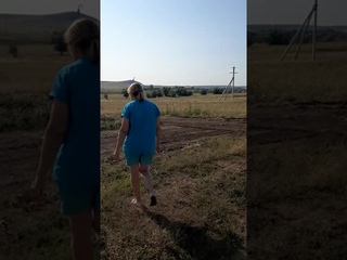 Татарочка на пенсии в деревне Тубэн Якый...