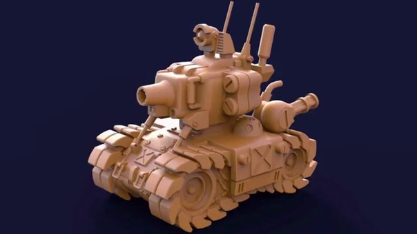 ZBrush Metal Slug Fan Art Complete Modeling