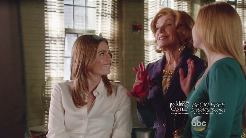 Castle 7x23 First Scene Hollanders Woods Castle Beckett Martha Alexis Loft