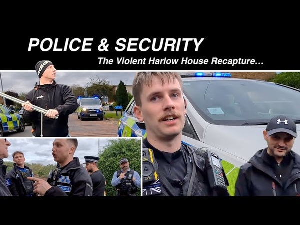 Police Security Captured In The Most Violent House Recapture North Of London In
