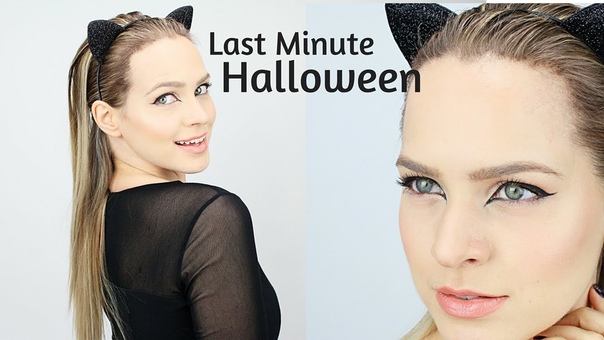 Last Minute Halloween Hair and Makeup Costume