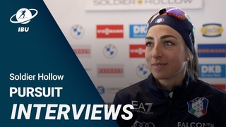 World Cup 23/24 Soldier Hollow: Women Pursuit Interviews