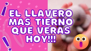 RAPIDO TIERNO y se VENDE UN MONTON!!!llavero amigurumi para enamorar!!!#tejido #ganchillo #tejer