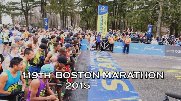 119th Boston Marathon 2015 Hopkington 26. 2 miles Lelisa Desisa