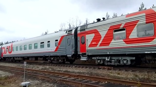 ТЭП70-0298. Приветливая бригада. 160 поезд. Станция Чална-Онежская.