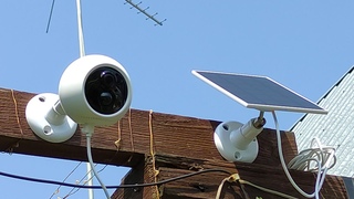 WiFi уличная камера видеонаблюдения с солнечной панелью Anbiux