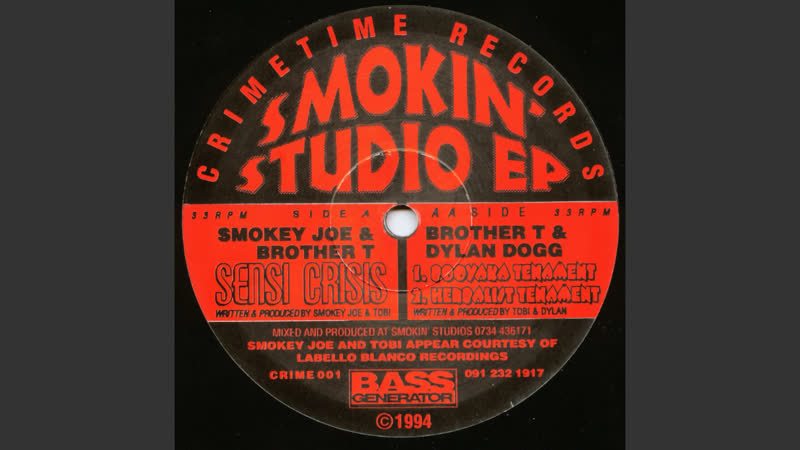 Smokey Joe, Brother T, Dylan Dogg Smokin Studio EP ( Vinyl, 1994, FLAC), Full
