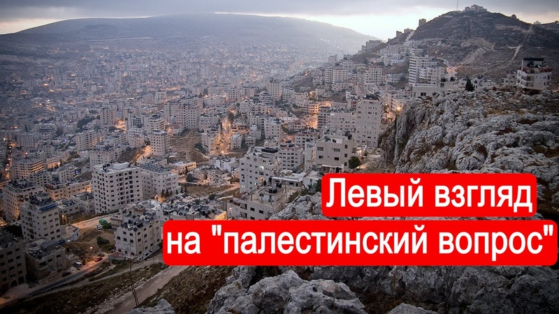 Левый взгляд на палестинский вопрос. Интервью с проф.
