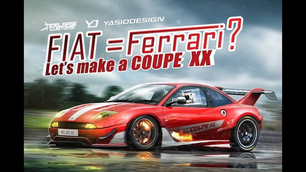 Lets turn a Fiat coupe into a Ferrari equivalent With Yasid