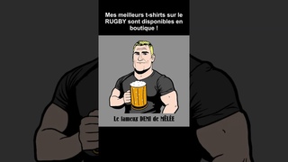 Mes meilleurs t-shirts sur le RUGBY !