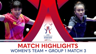 Rozalina Khadjieva (UZB) vs Chen Xingtong (CHN) | WT G1 - Match 3 | #ITTFWorlds2024