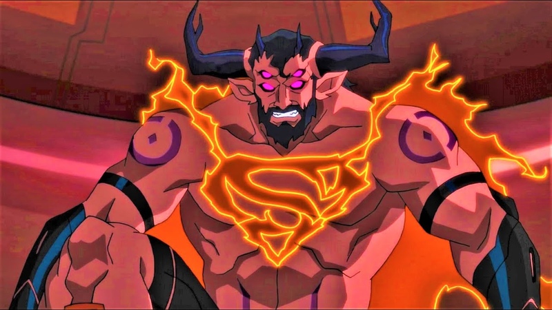 Superman Possessed by Trigon vs Darkseid, Justice League Dark Apokolips
