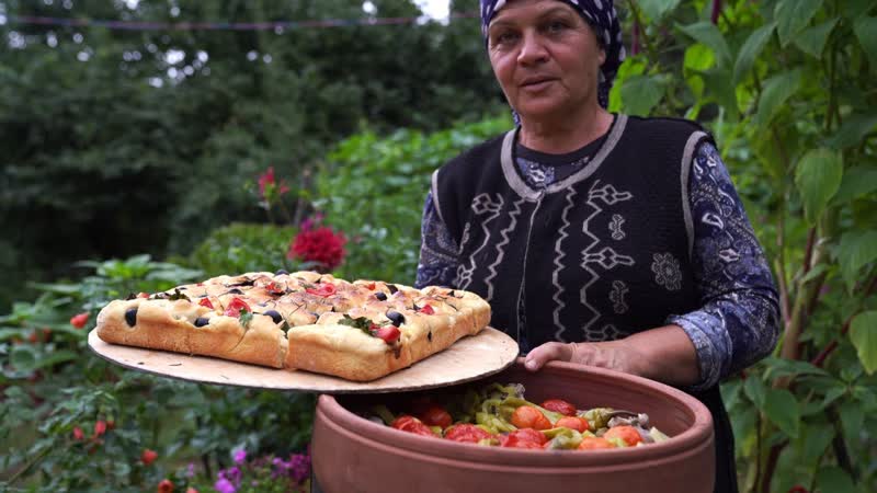 Делаем Хлеб с Оливками и Бугламу из