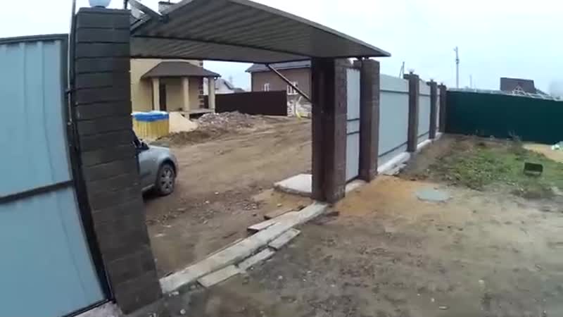 Подъемные ворота без роликов Глаза боятся руки