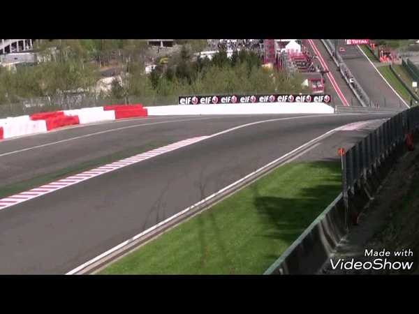 Spa Francorchamps Crashes ( Eau Rouge and Raidillon