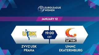 LIVE - ZVVZ USK Praha v UMMC Ekaterinburg | EuroLeague Women 2021-22