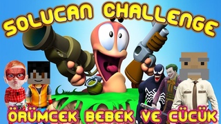 rmcek Bebein Takm vs Kamil Day'nn Takm Solucan Oyunu