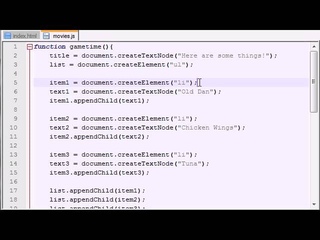 AJAX Tutorial - 17 - Finishing Our Favorite Things Program
