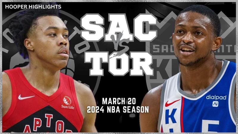 Sacramento Kings vs Toronto Raptors Full Game Highlights, Mar 20, 2024 NBA