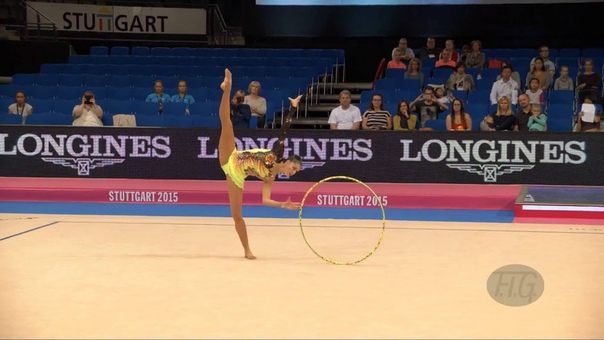 Carolina RODRIGUEZ ( ESP) 2015 Rhythmic Worlds Stuttgart Qualifications