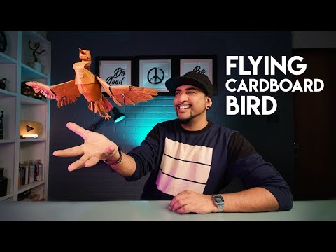 Can this Cardboard Bird fly , HOW TO MAKE, In