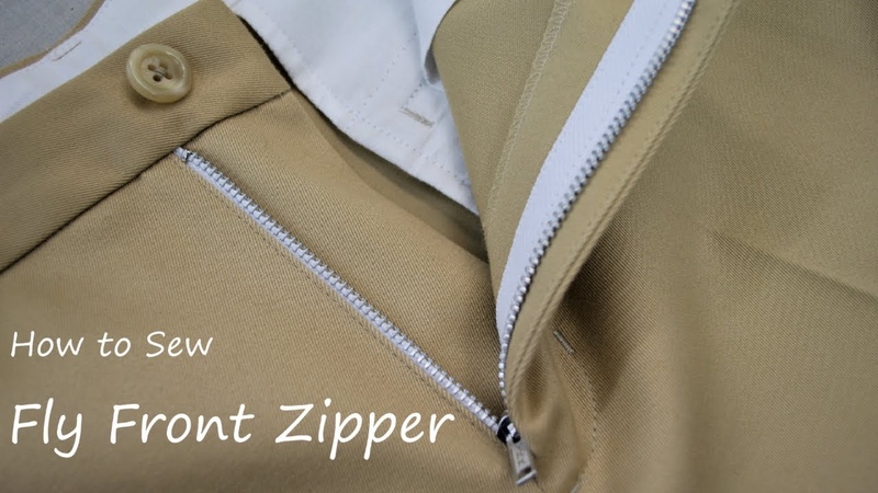 How to sew a fly front