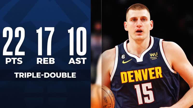 Nikola Jokic Drops His 28th TRIPLE DOUBLE Of The Season In Nuggets W , March 19,