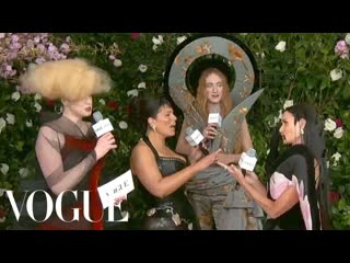 Demi Moore & Harris Reed Bloom in The Garden Of Time | Met Gala 2024 | Vogue