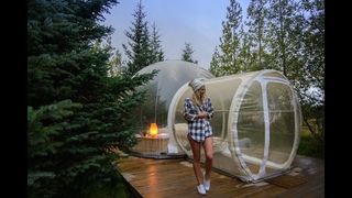 Sleeping in Iceland’s Bubble Hotel under the Northern Lights!